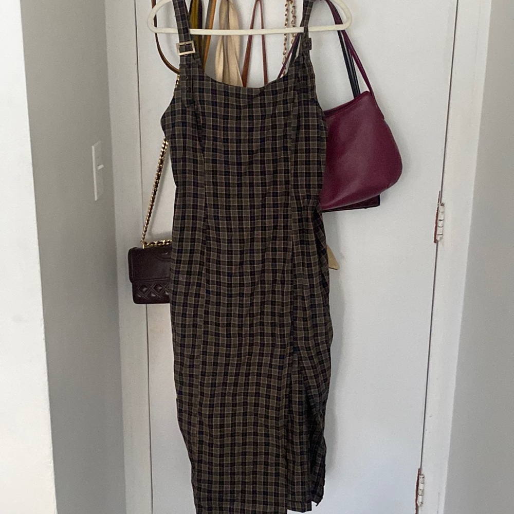 Plaid Maxi Dress